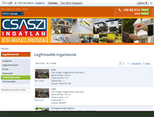 Tablet Screenshot of csaszi.com