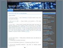 Tablet Screenshot of csaszi.net